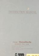 Sodick-Sodick 27-NC and 30NC, EDM Machine Center, Operations Manual-27-NC-30-NC-01